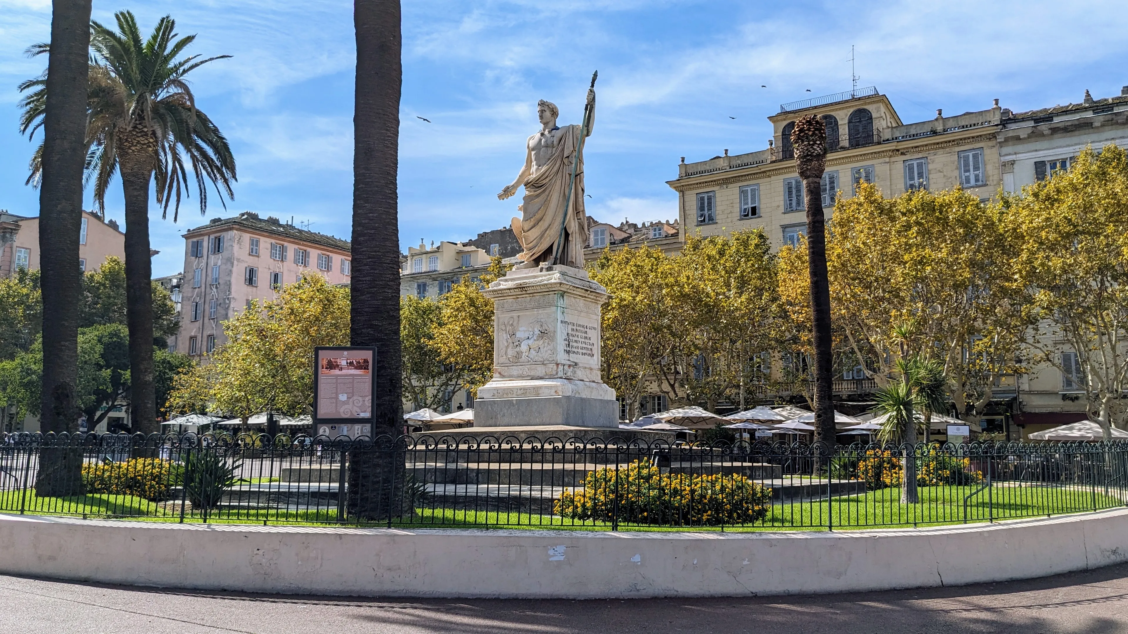 Napoleon statue in Place Saint Nicolas