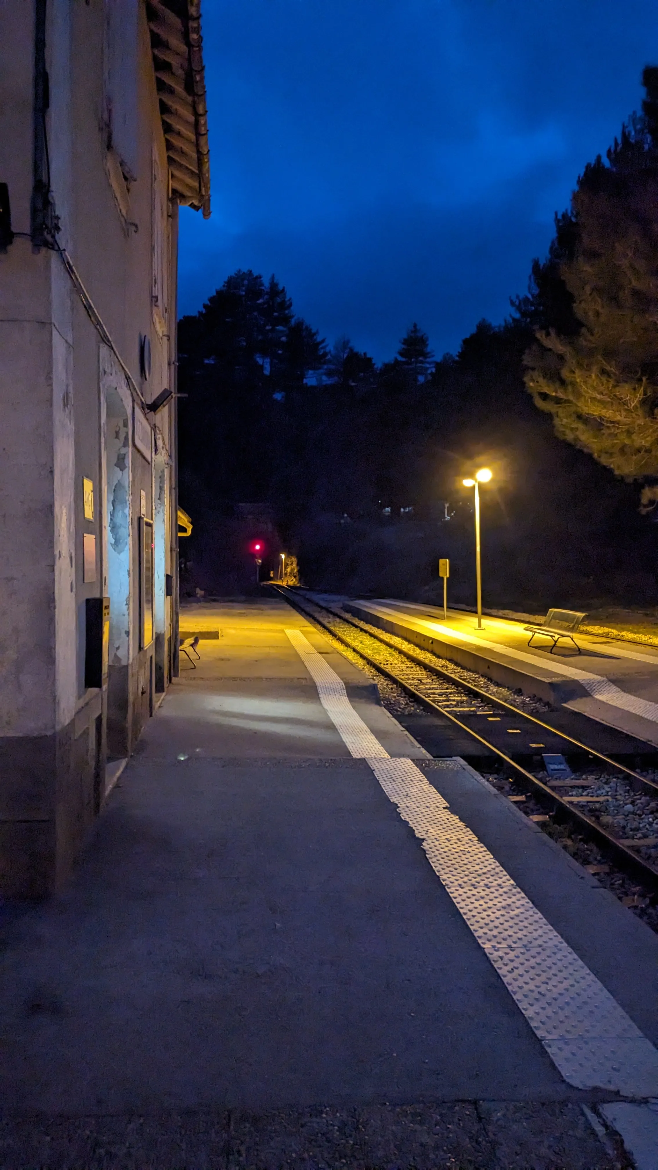 The Vizzavona train station in Corsica
