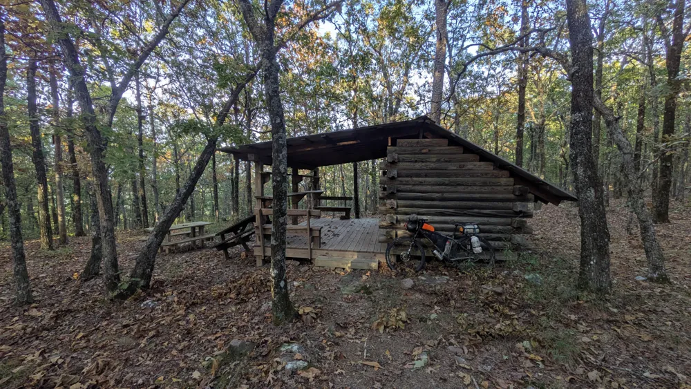 Blue Mountain Shelter, on the Ouachita Trail