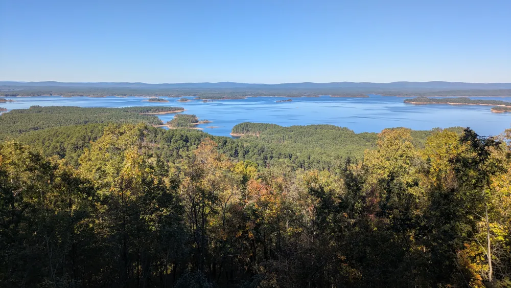 View of Lake Ouachita