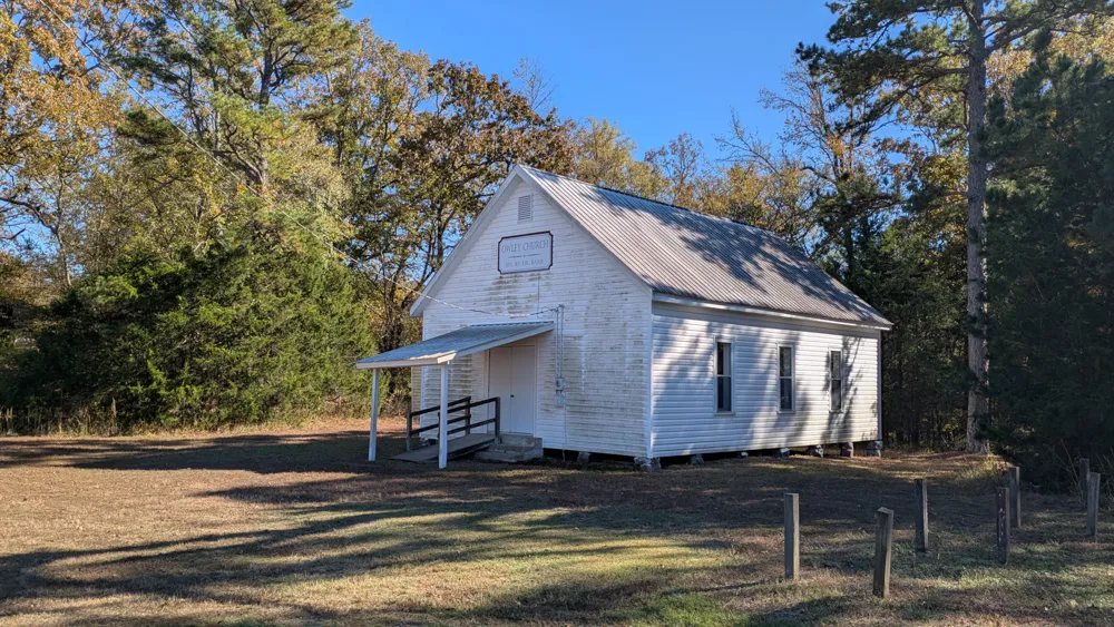 Old church near Owley, Arkansas