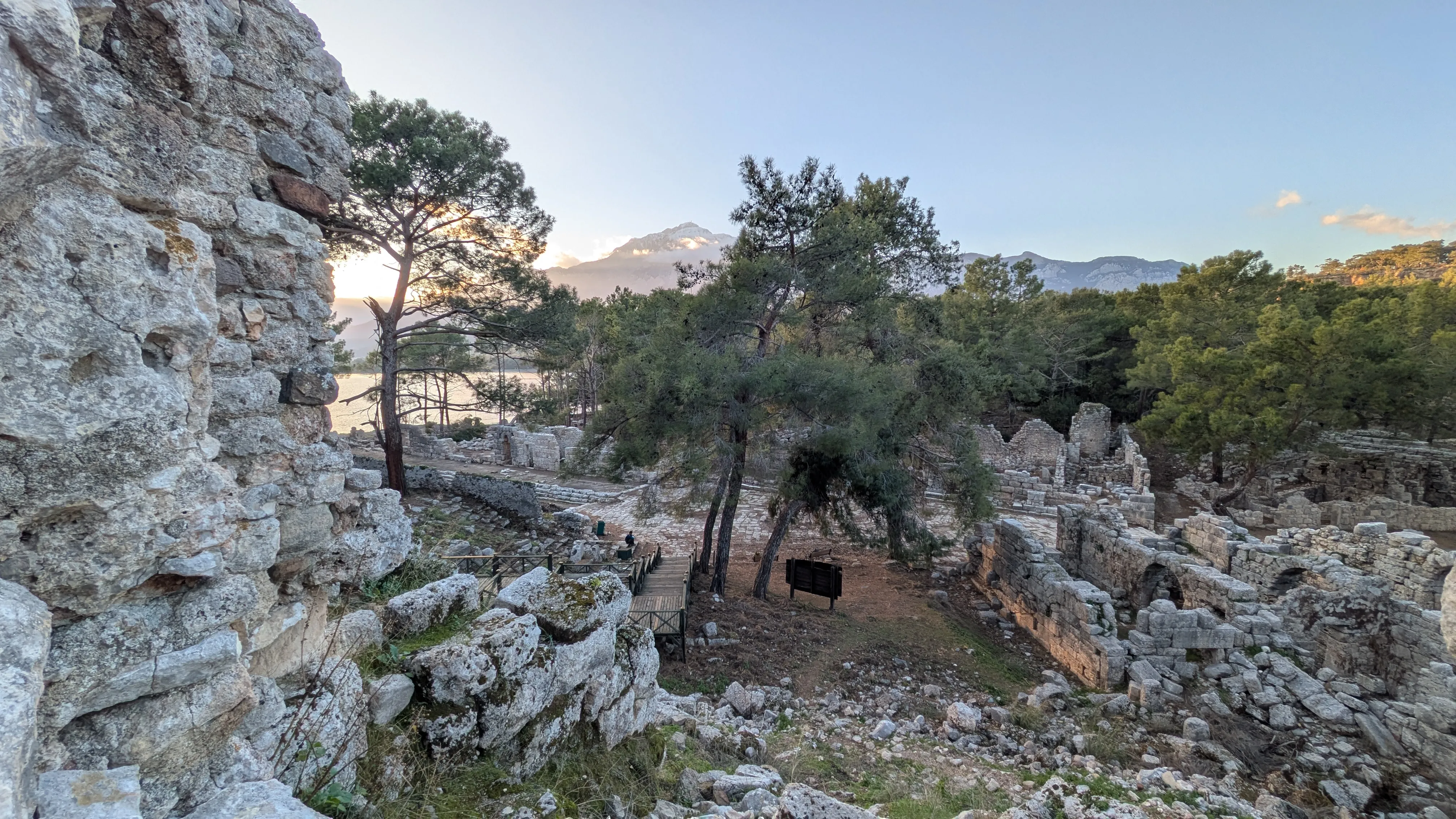 View from ancient city of Phaselis
